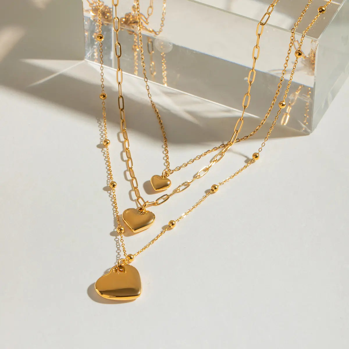 Layered Heart Bliss Necklace