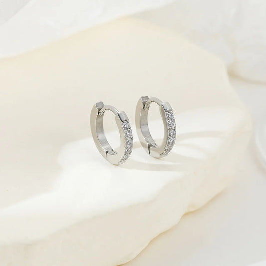 Lustre Hoop Earrings